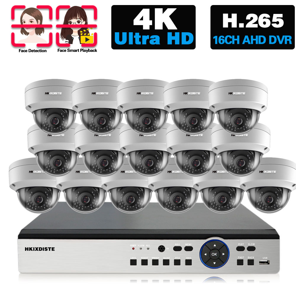 Home Security Outdoor Cameras - 4K Ultra HD AHD Camera Video