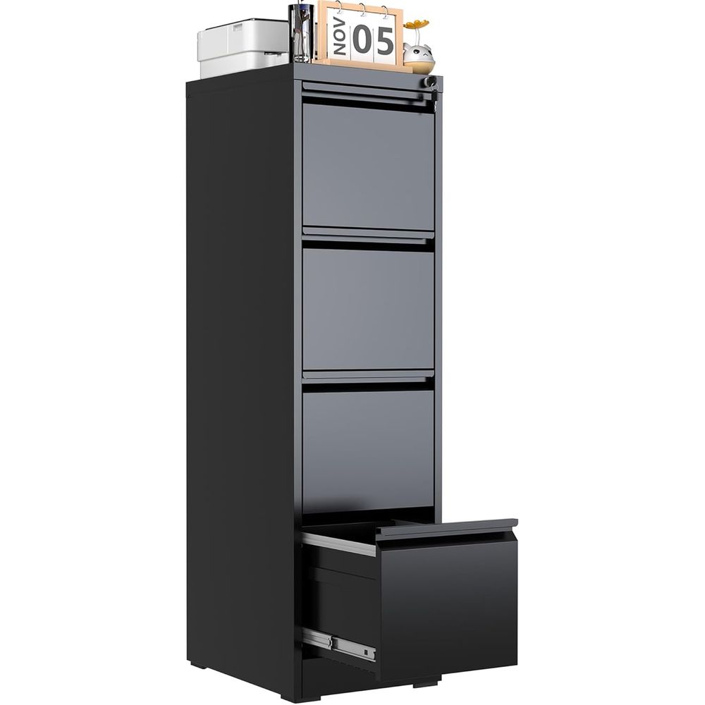 Home Security Letters - Secure Metal Storage Cabinet for Home