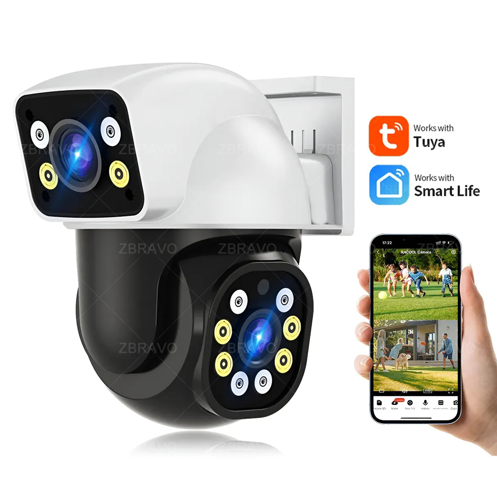 Home Security Outdoor Cameras - Smartlife 8MP WiFi Tuya Outdoor Camera