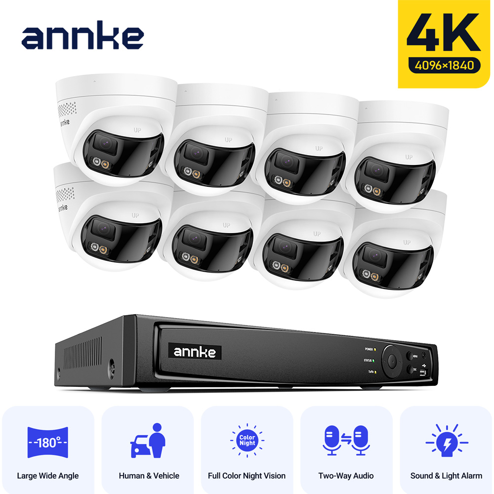 Home Security Outdoor Cameras - ANNKE 4K Outdoor Video Security Camera