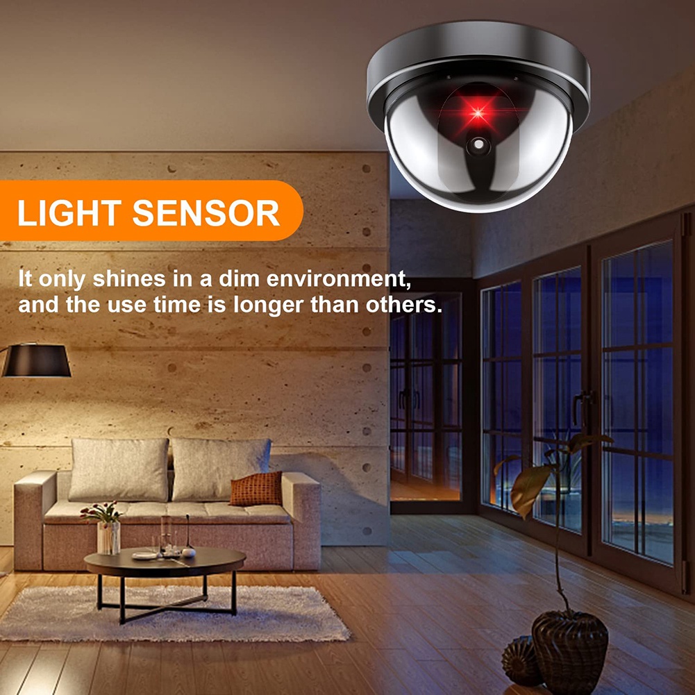 Home Security Lights Outdoors - A55T Dummy Security Camera,Fake Camera With