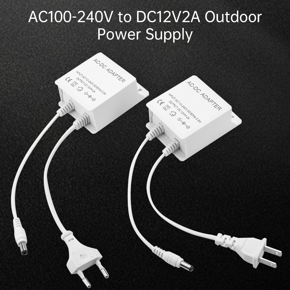 DC12V 2A EU Plug Adapter Secur - Home Security Outdoor Cameras recension och pris