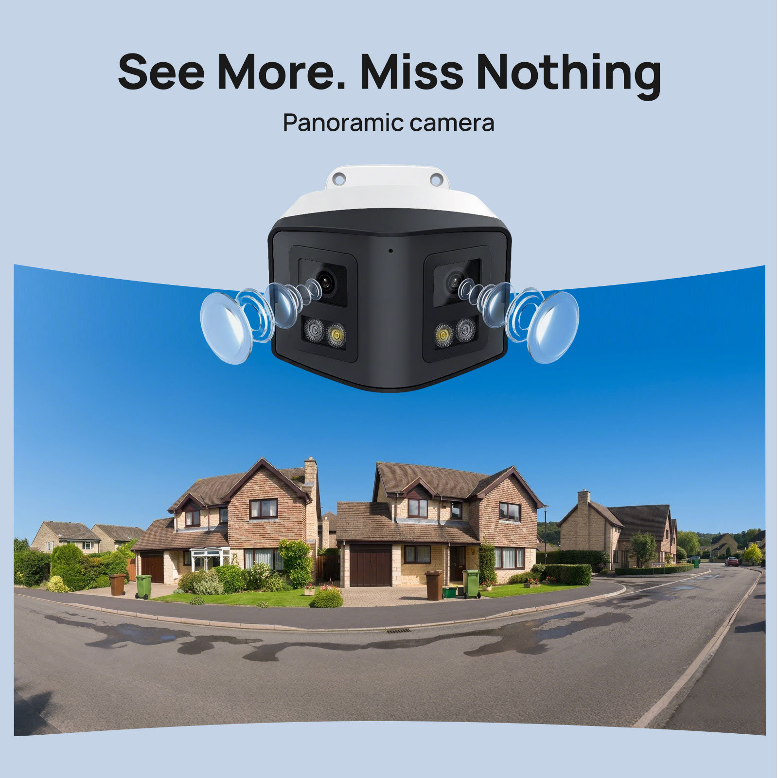 VIKYLIN 170° Panoramic Securit - Home Security Lights Outdoors recension och pris
