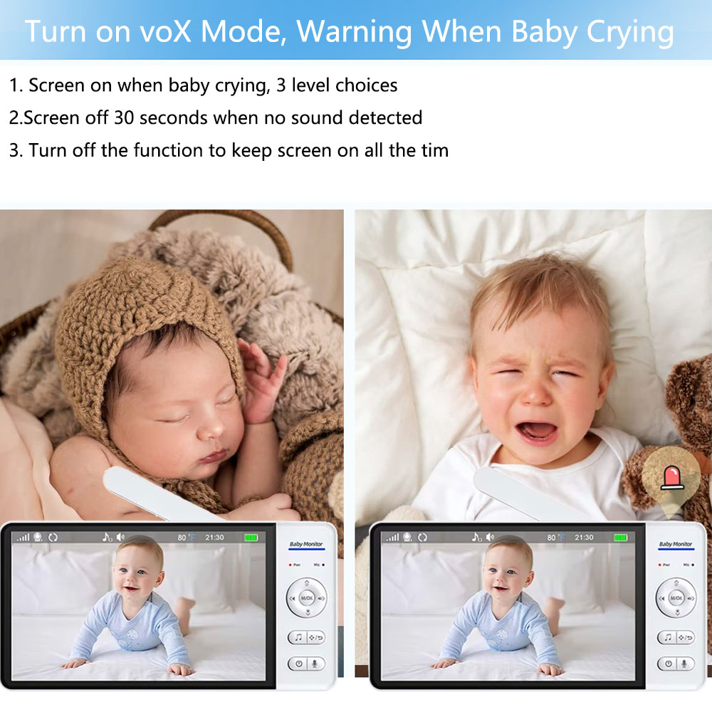 7.0 Inch Screen Baby Monitor 5 - Home Security Cameras Uk recension och pris