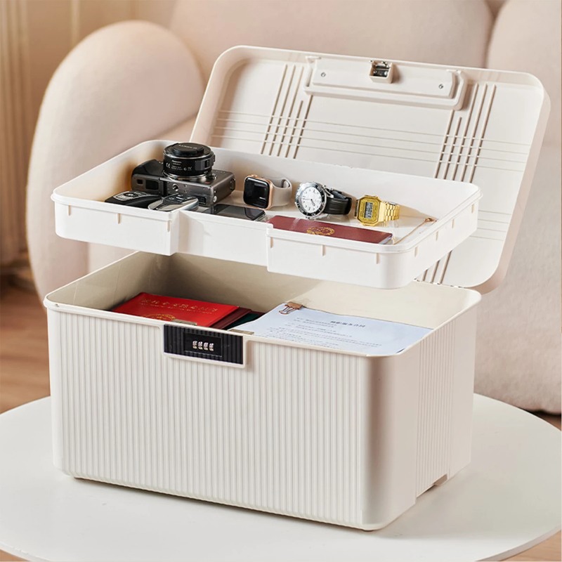 ‌Premium Lockable Storage Box  - Home Security Safe recension och pris