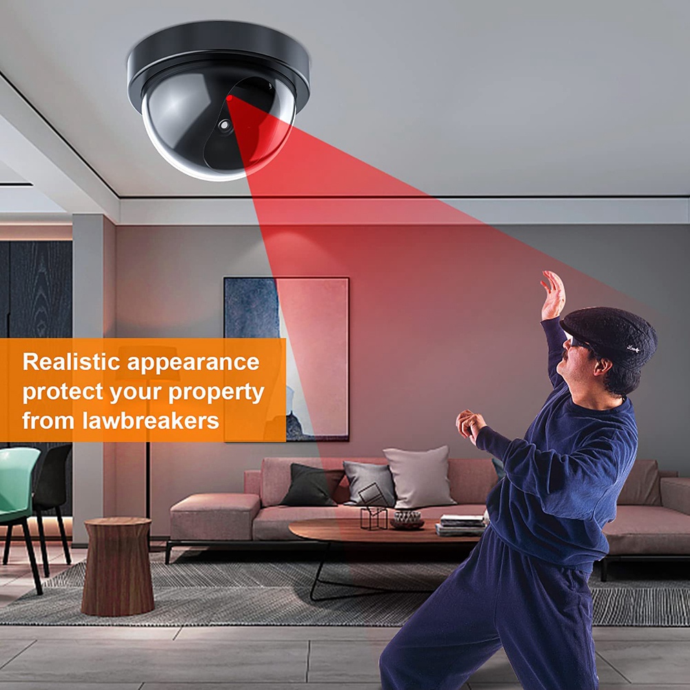 Dummy Security Camera,Fake Cam - Home Security Lights Outdoors recension och pris