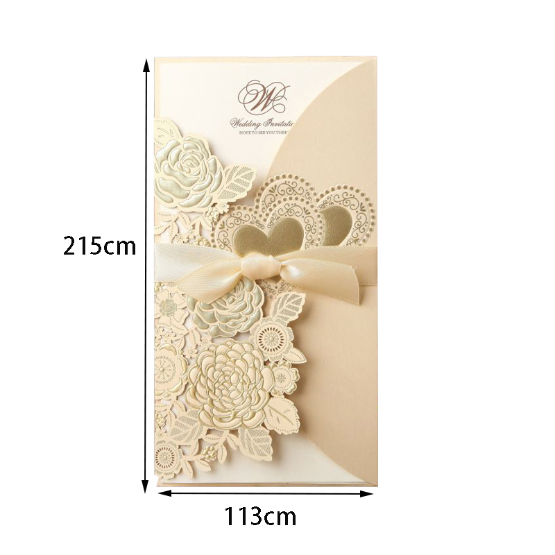 5/10Pcs Laser Cut Wedding Invi - Home Security Laser recension och pris