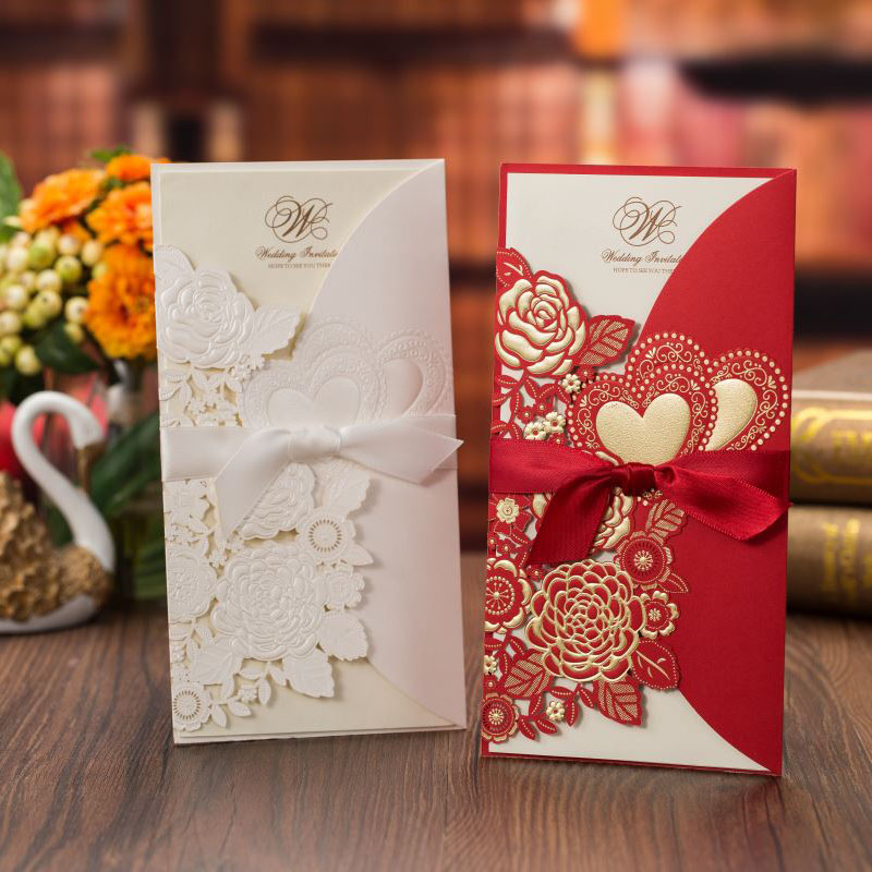 5/10Pcs Laser Cut Wedding Invi - Home Security Laser recension och pris
