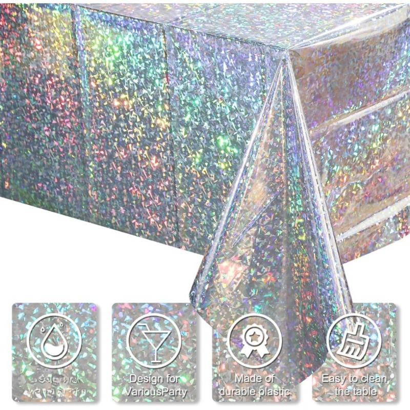 1PC Disposable Tablecloth PE W - Home Security Laser recension och pris