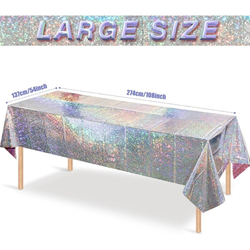 1PC Disposable Tablecloth PE W - Home Security Laser recension och pris