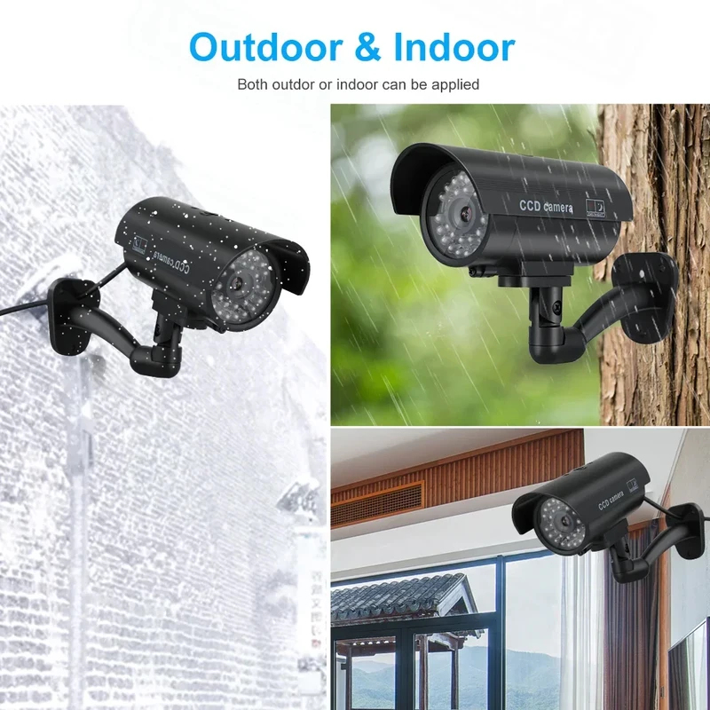 Simulation Fake Bullet Camera  - Home Security Lights Outdoors recension och pris