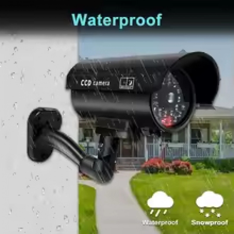 Simulation Fake Bullet Camera  - Home Security Lights Outdoors recension och pris