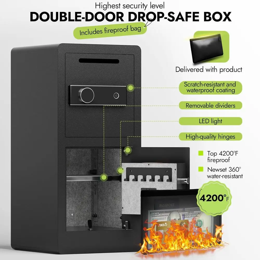Biometric Safe with Anti-Fishi - Safe Box Digital recension och pris