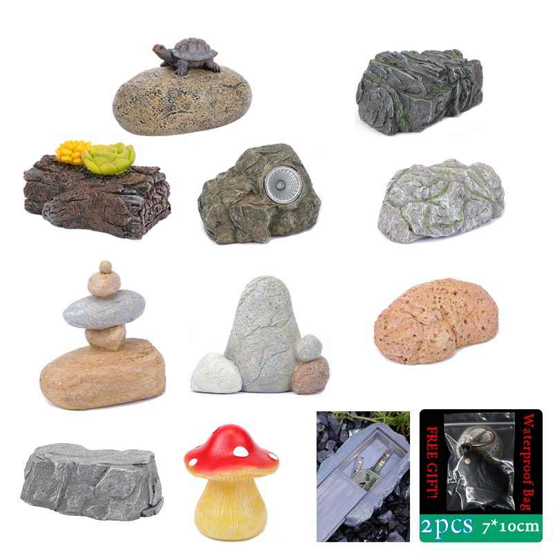 Sight Secret Rock Stone Shape  - Home Security Safe recension och pris