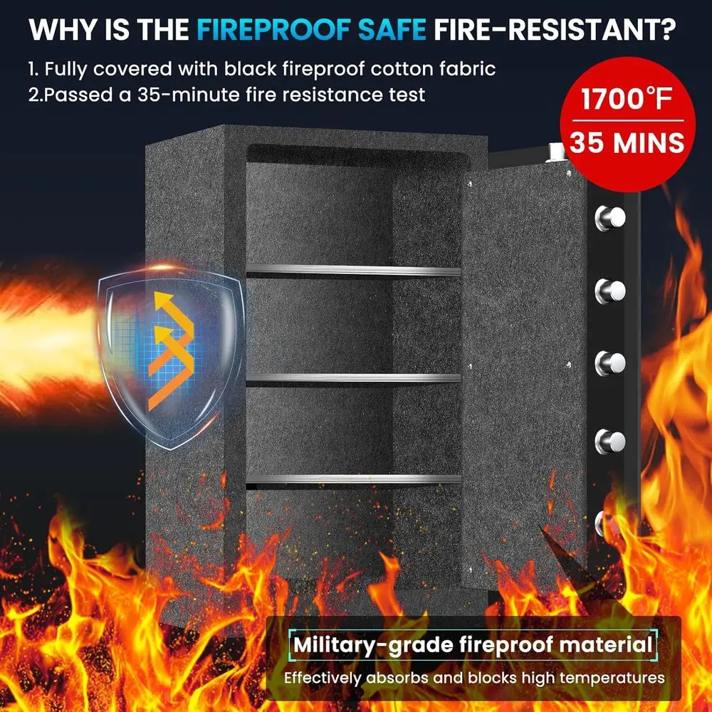 Enhanced 35-Minute Fire-Resist - Safe Box Digital recension och pris