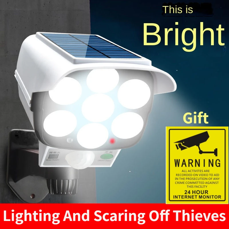 Outdoor Solar Light Motion Sen - Home Security Lights Outdoors recension och pris