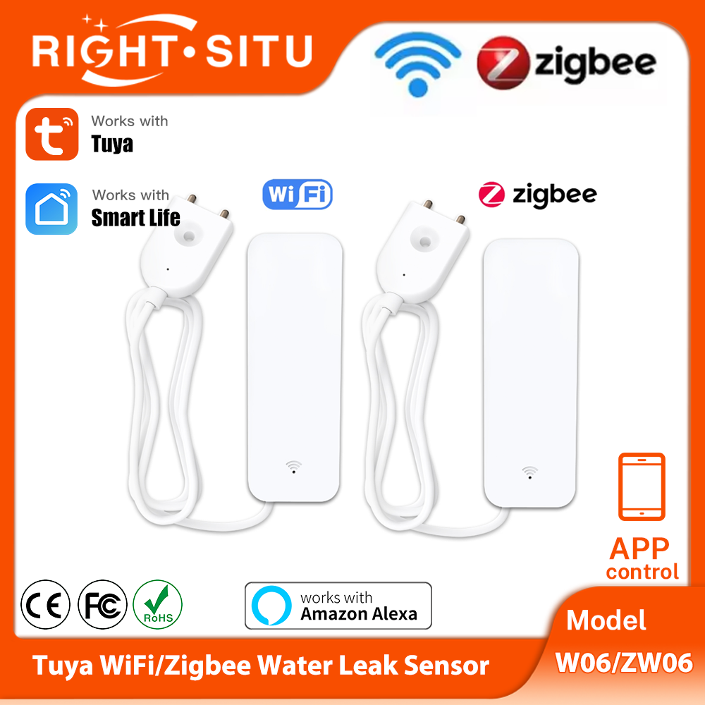 Tuya WiFi Zigbee Water Sensor  - Home Security Tools recension och pris