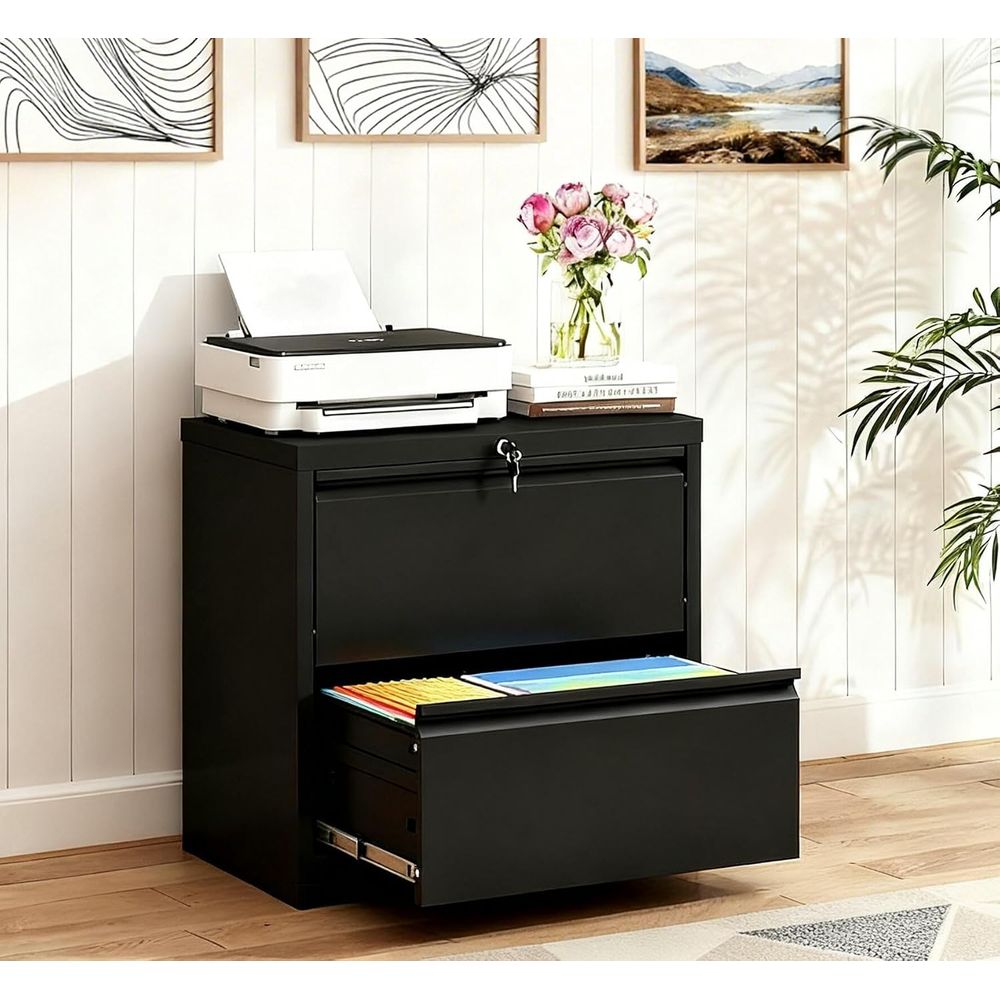 2 Drawer Lockable Metal Filing - Home Security Letters recension och pris