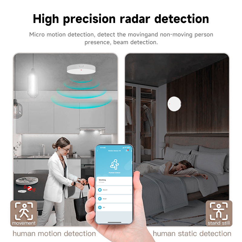 Tuya Zigbee 3.0 24GHz MmWave H - Home Security Tools recension och pris