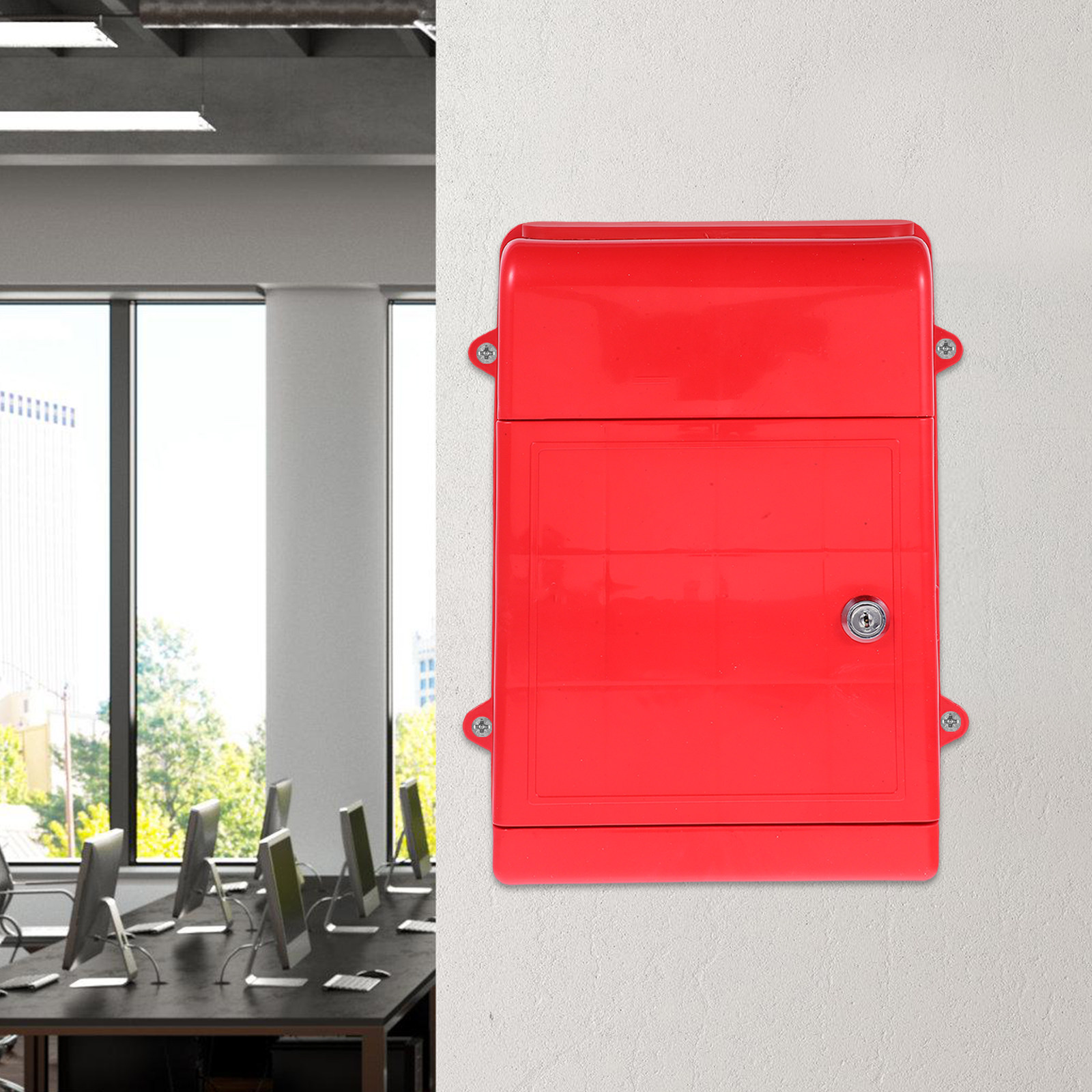 Lockable Wall Mounted Mailbox  - Home Security Letters recension och pris