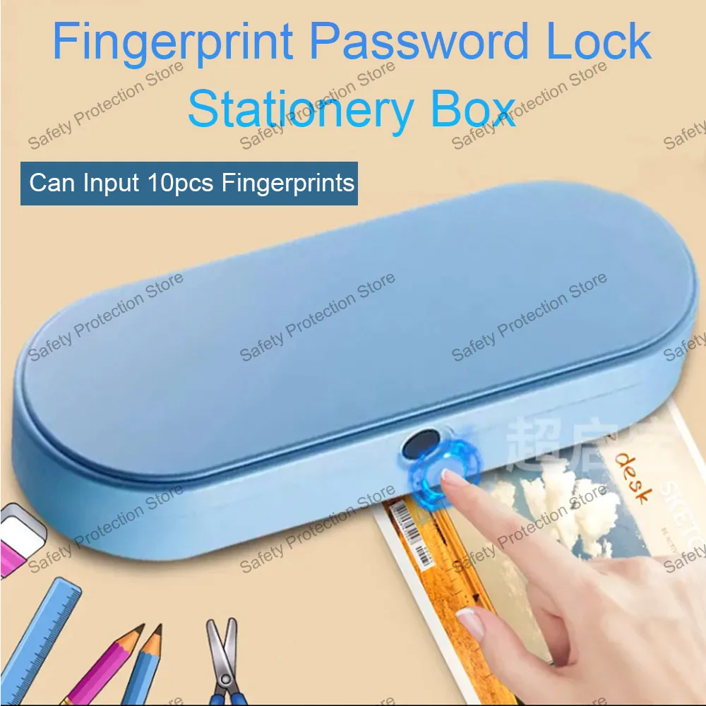 Fingerprint Storage Box Finger - Home Security Safe recension och pris