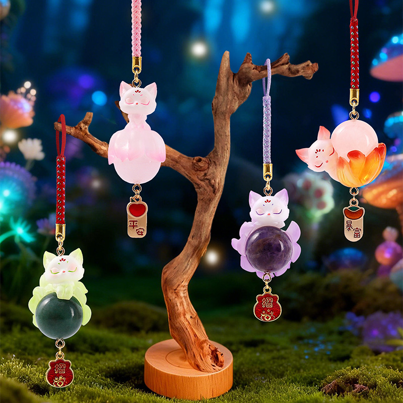Nine-Tailed Fox Blind Box Crys - Home Security Items recension och pris