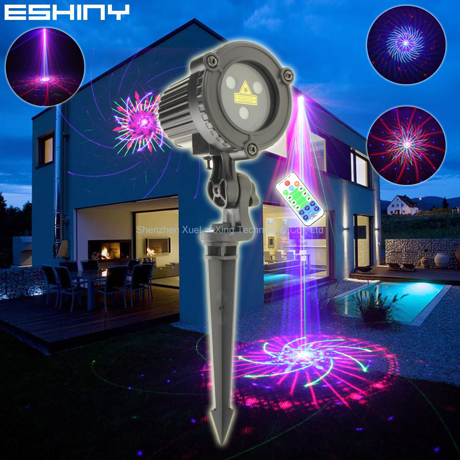 ESHINY RGB Laser Landscape Lig - Home Security Laser recension och pris
