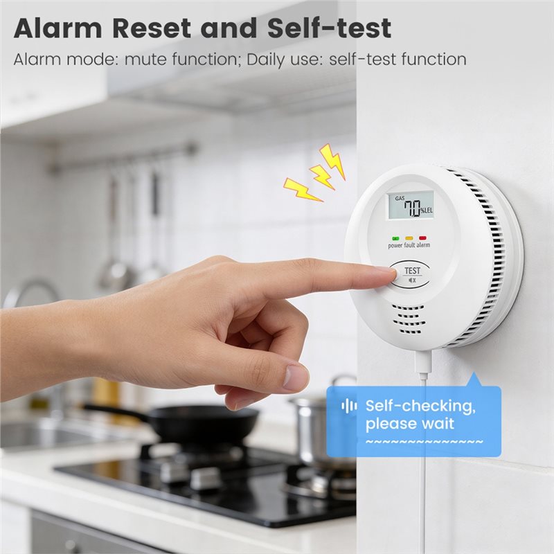 Tuya Smart Home Wifi Gas Leak  - Home Security Tools recension och pris