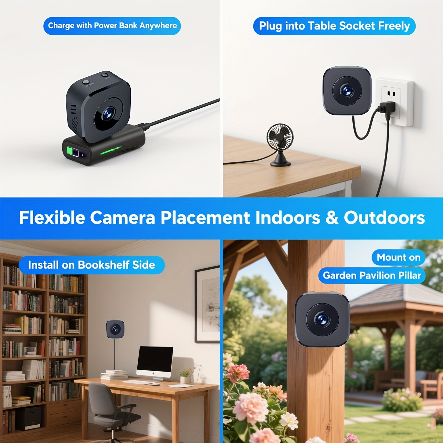 1080P HD Mini WiFi Camera Indo - Home Security With Monitoring recension och pris