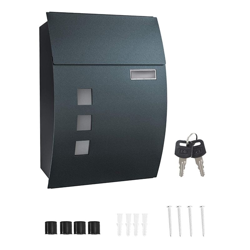 AEE4-Wall Mounted Post Box - W - Home Security Letters recension och pris