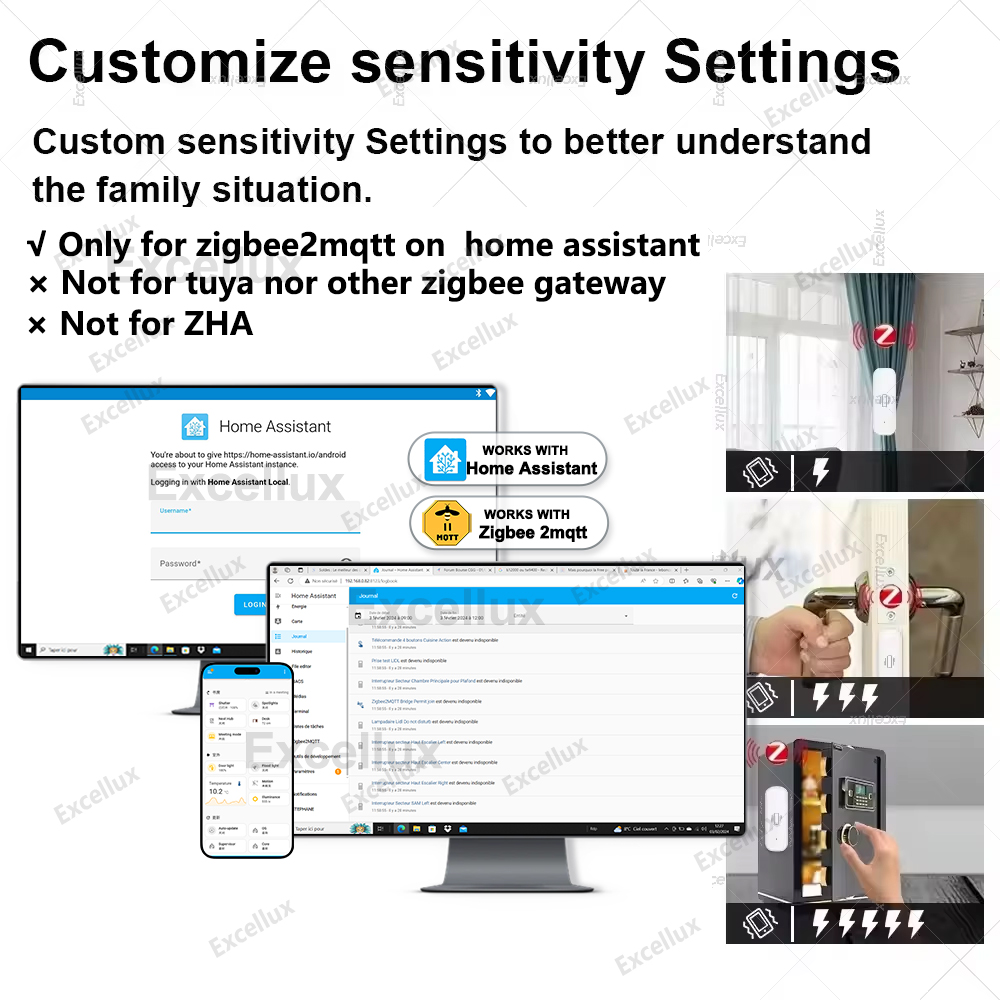 Zigbee Smart Vibration Sensor  - Home Security With Monitoring recension och pris