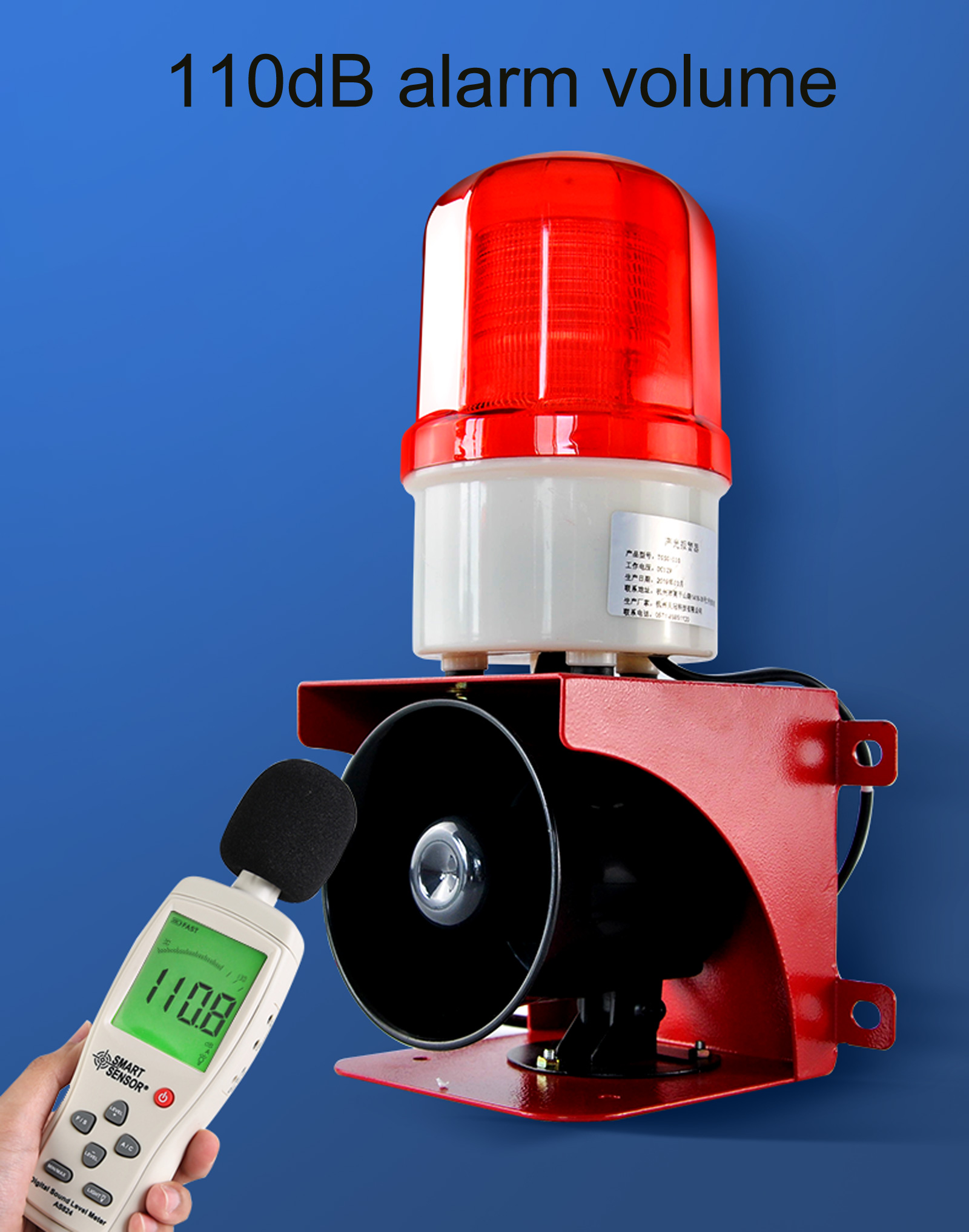 Industrial Alarm Siren Outdoor - Home Security Lights Outdoors recension och pris