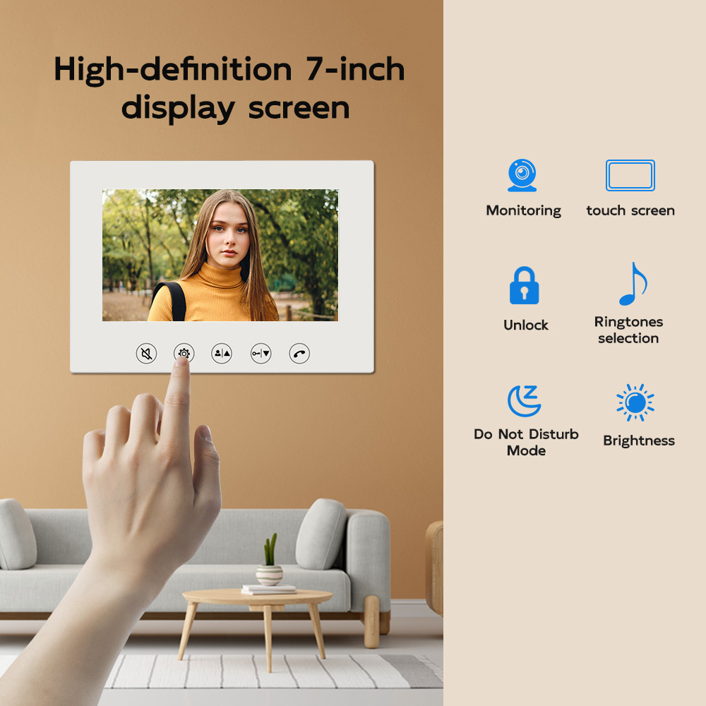 HD Video Intercom Doorbell Rai - Home Security Cameras Uk recension och pris