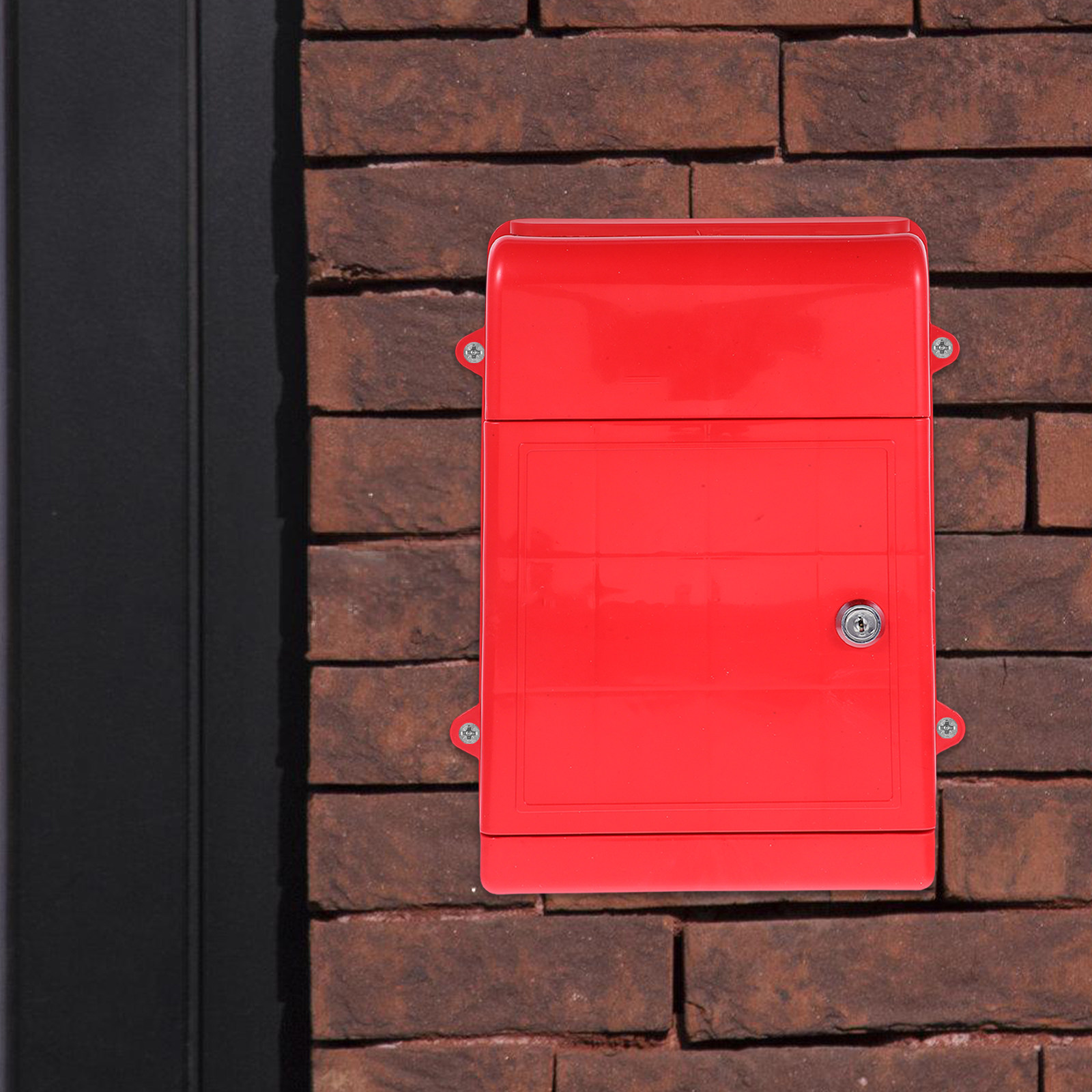 Wall Mounted Lockable Post Box - Home Security Letters recension och pris