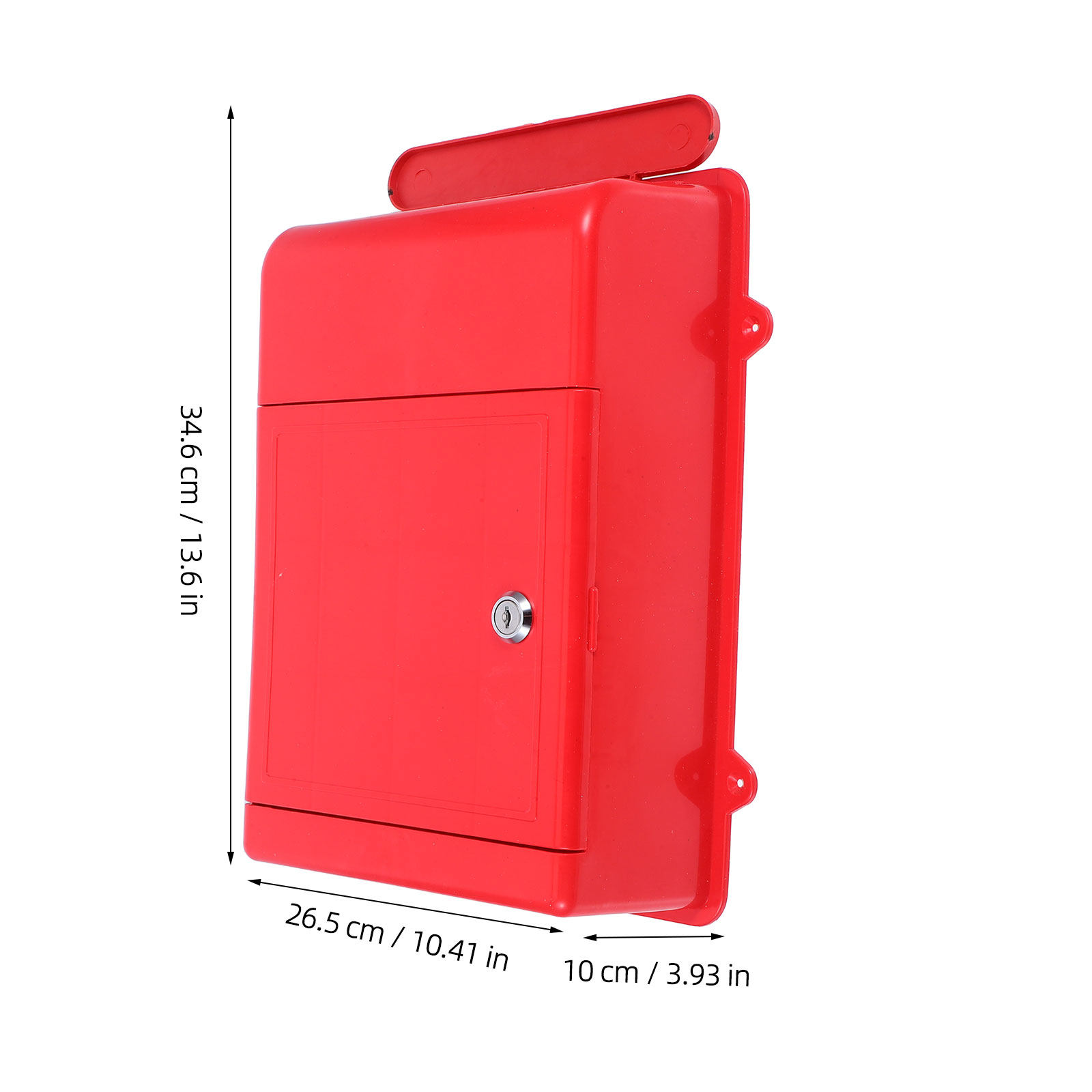 Wall Mounted Lockable Post Box - Home Security Letters recension och pris
