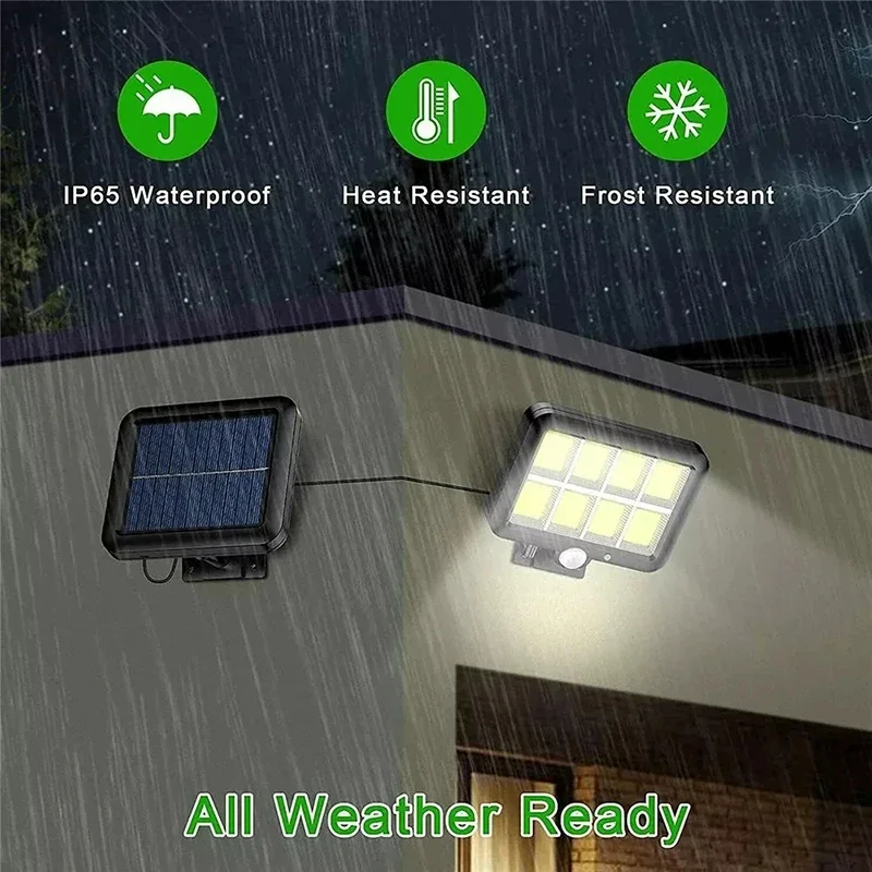 LED Solar Split Wall Lamp Outd - Home Security Lights Outdoors recension och pris