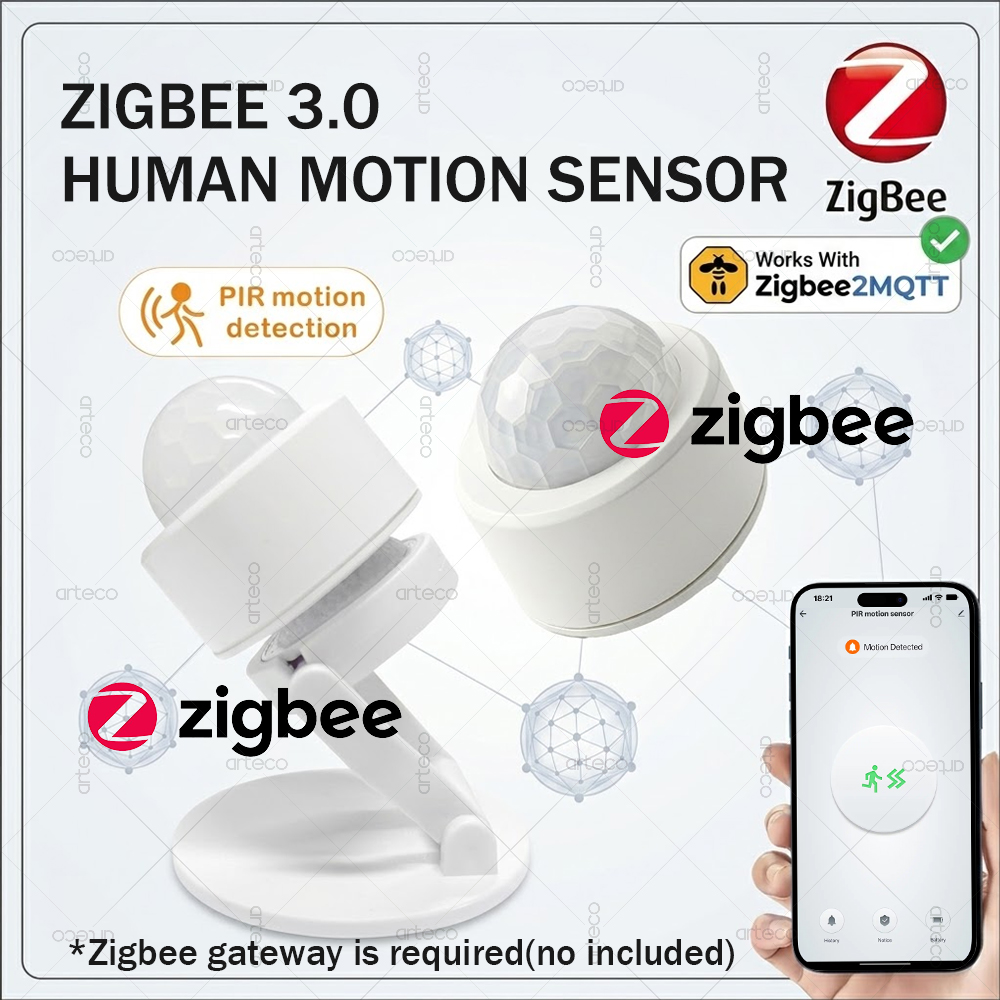 Zigbee 3.0 Mini PIR Motion Sen - Home Security Tools recension och pris