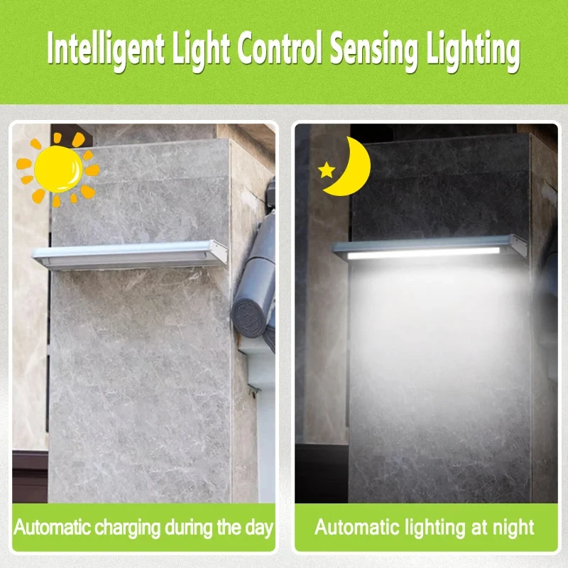 Solar LED Wall Lamp Waterproof - Home Security Lights Outdoors recension och pris