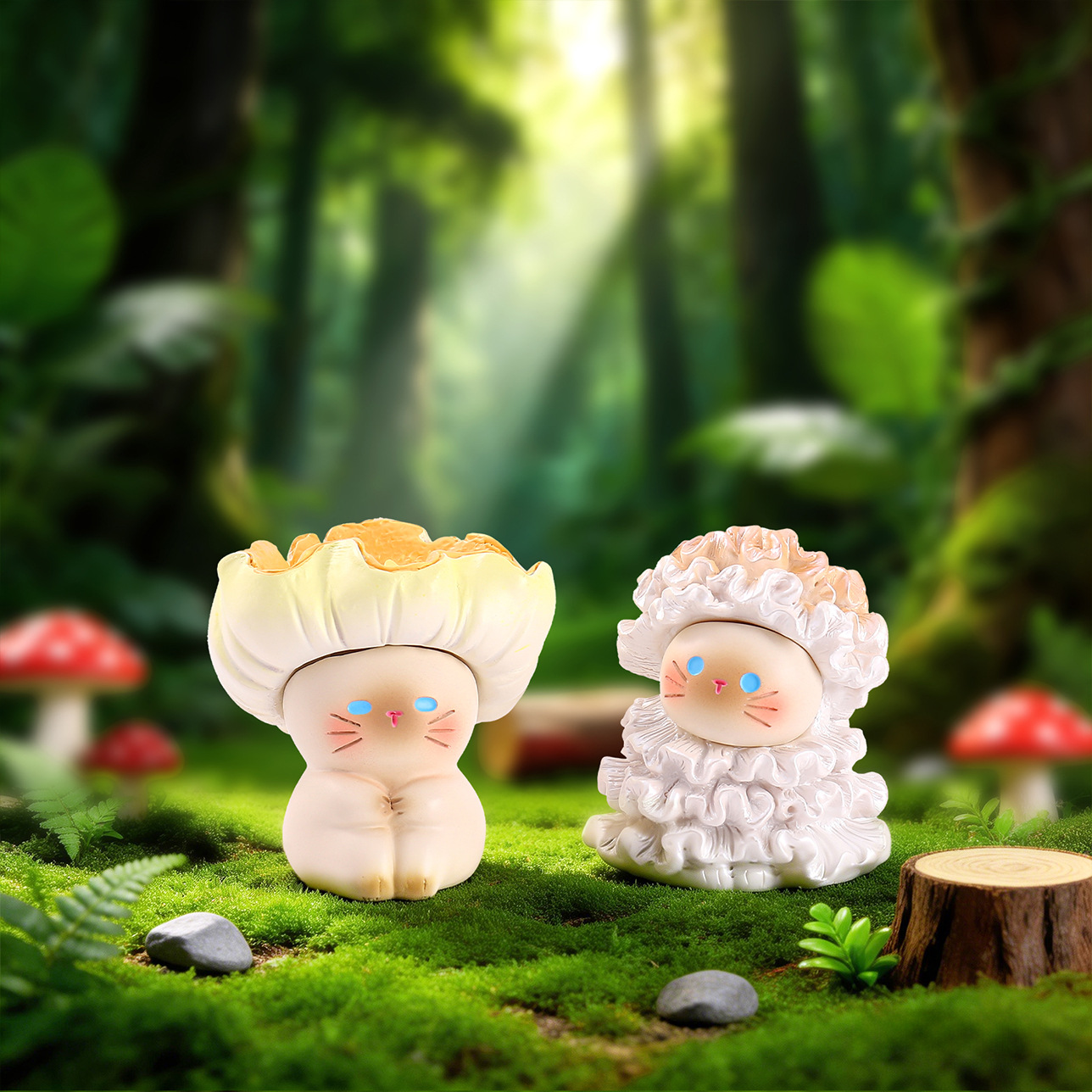 Mushroom Meow Blind Box Cute C - Home Security Items recension och pris