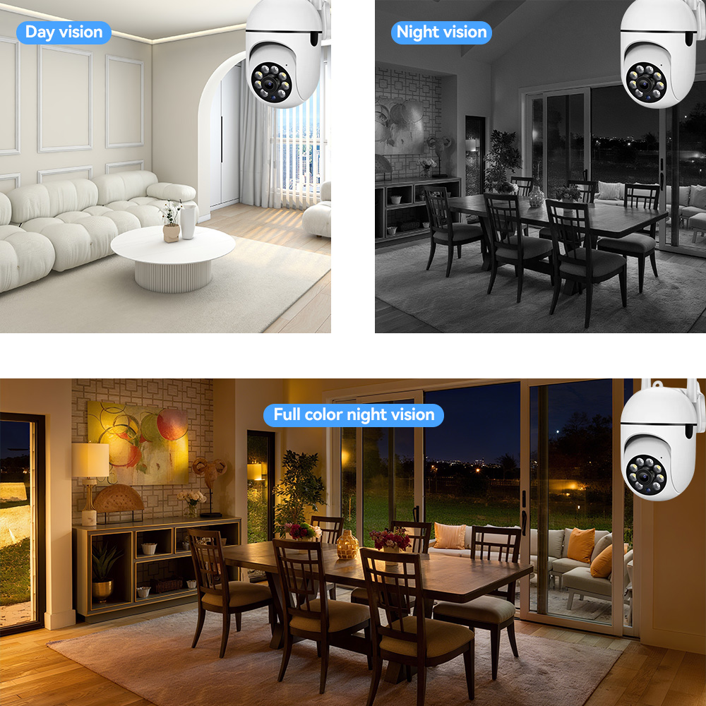 8MP 2.4G Wifi IP CCTV Camera C - Home Security Lights Outdoors recension och pris