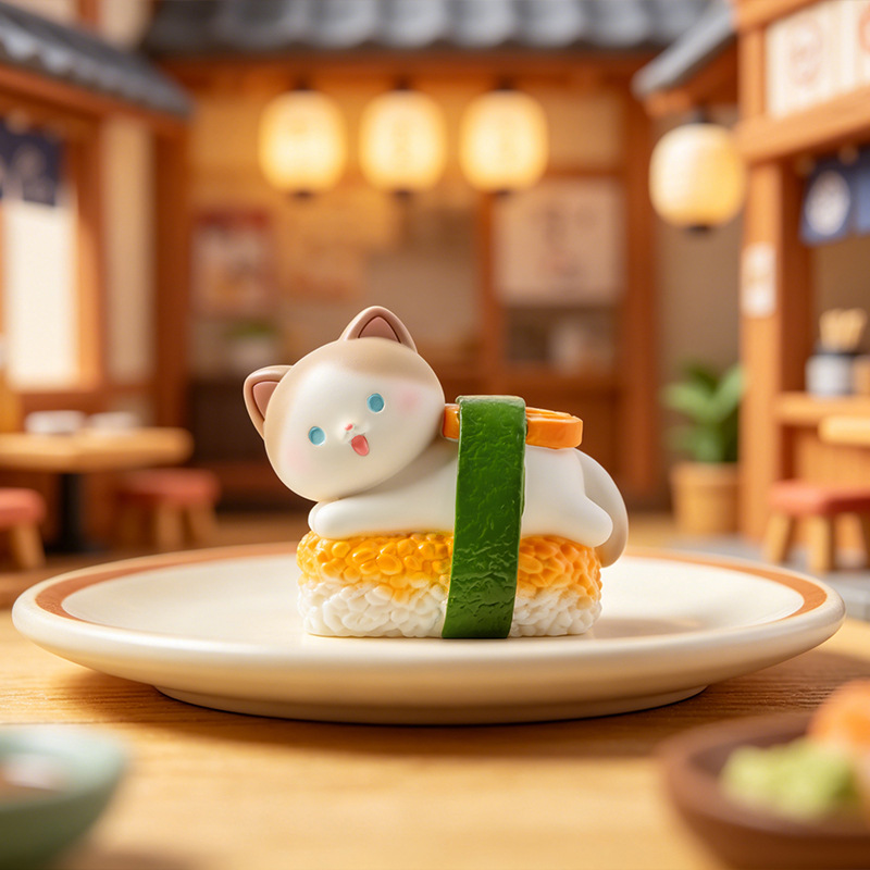 Sushi Cat Blind Box Cartoon Fi - Home Security Items recension och pris