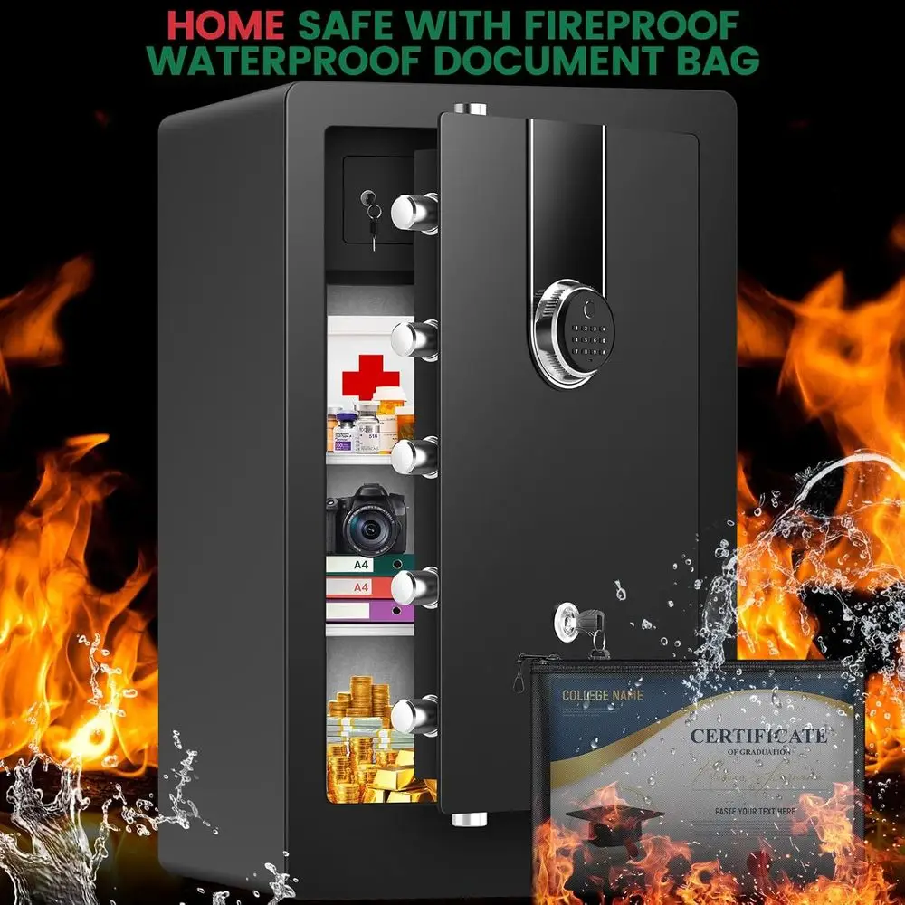 Rugged Biometric Safe Box, Wat - Safe Box Digital recension och pris