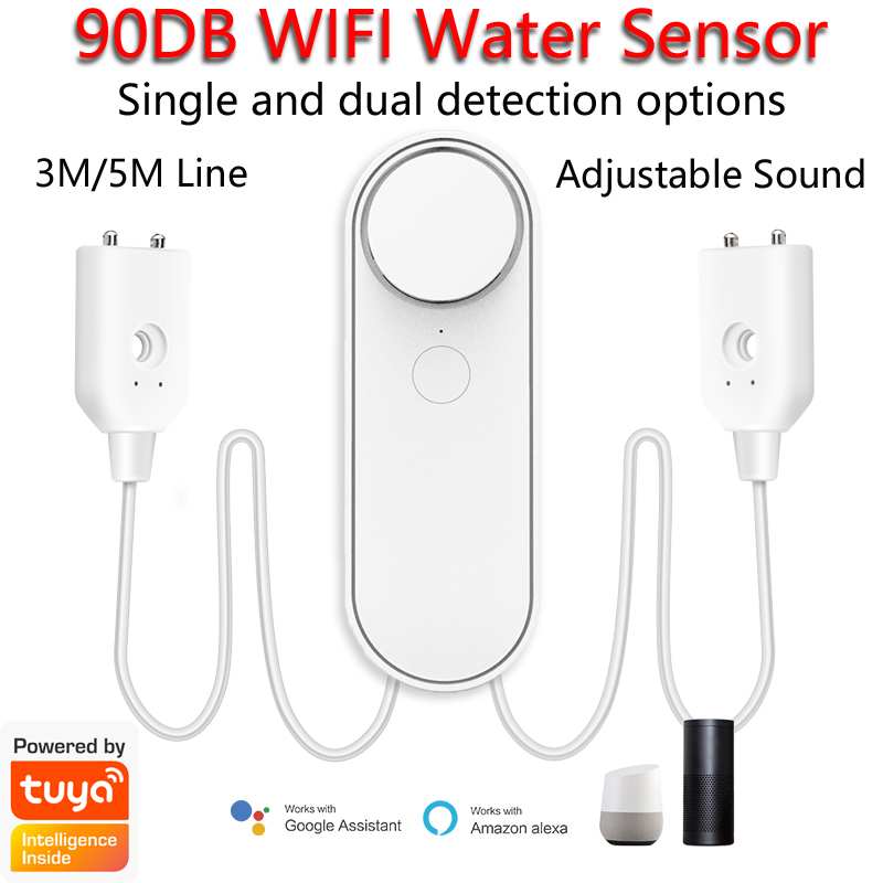 3M/5M WiFi Water Leak Detector - Home Security Safe recension och pris