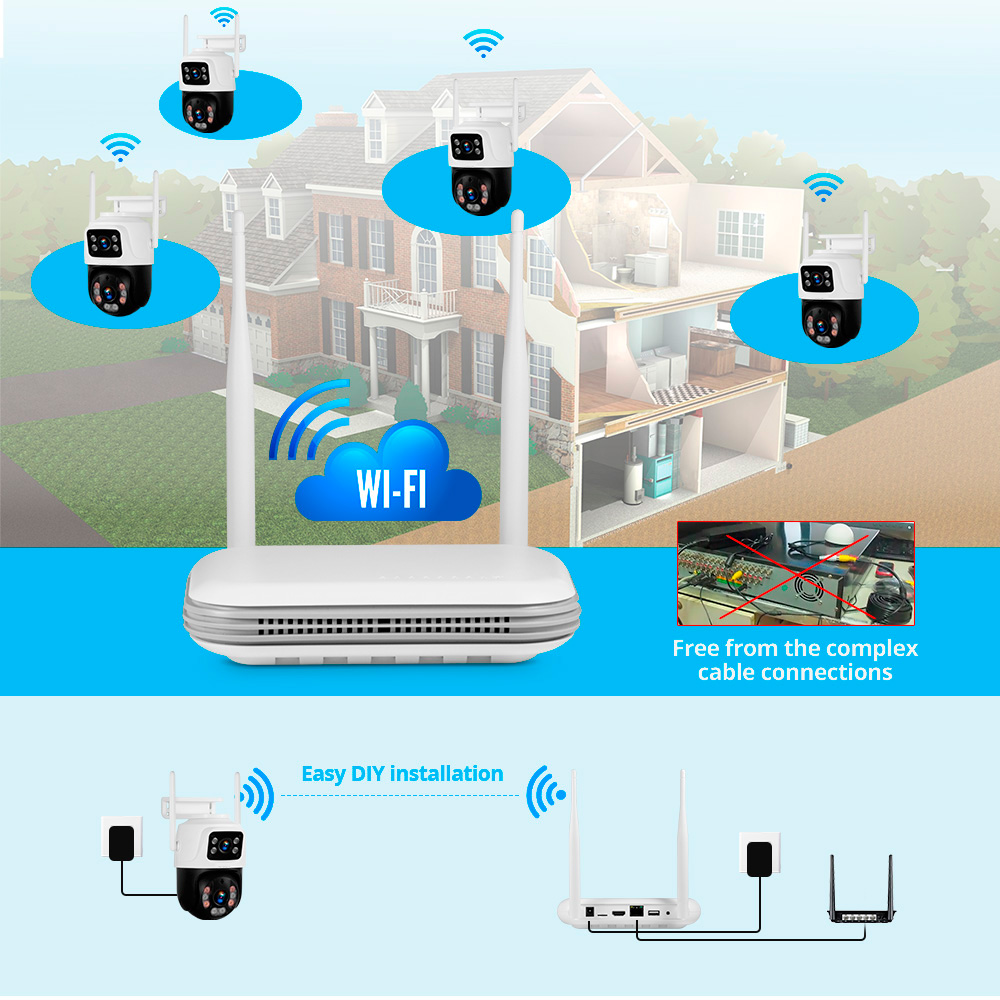 KERUI 2K 4MP Outdoor Full HD S - Home Security Outdoor Cameras recension och pris