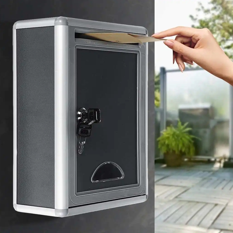 Aluminum Alloy Post Box Wall M - Home Security Letters recension och pris