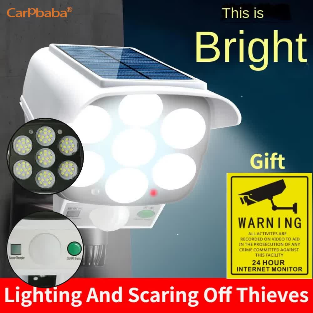 Outdoor Solar Light Motion Sen - Home Security Lights Outdoors recension och pris